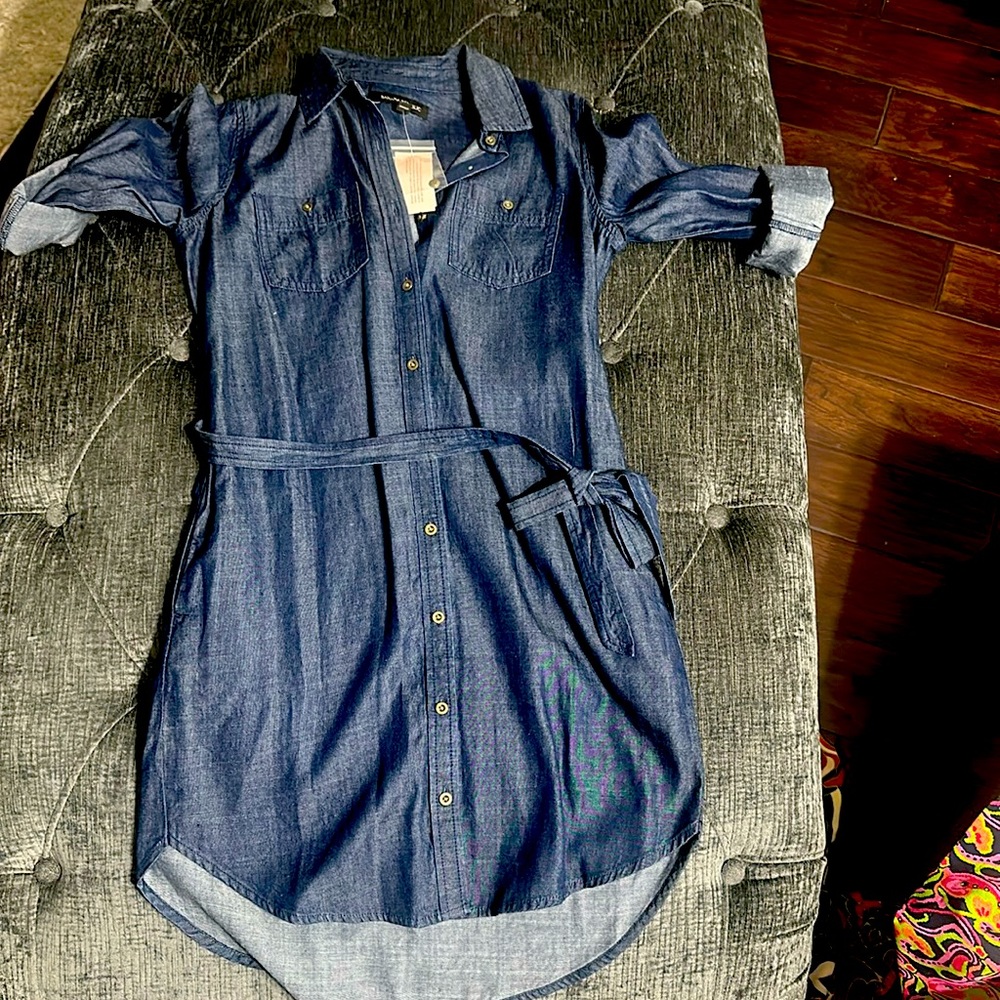 Jean shirt dress